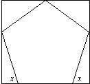 This jewelry box has the shape of a regular pentagon. it is packaged in a rectangular box as shown h