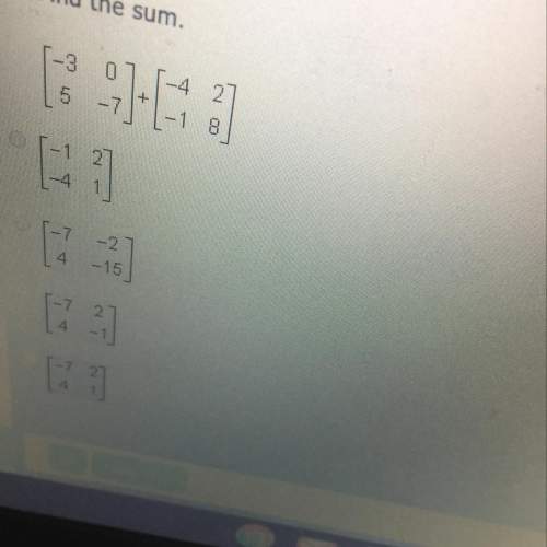 Me, what is the answer. i need the sum