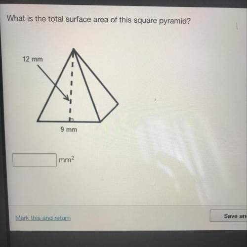 What is the total surface area of this square pyramid?