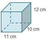 What would be the surface area of the prism if the length of each side is cut in half?  a)165