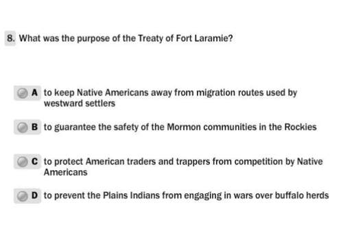 What was the purpose of the treaty of fort laramie?
