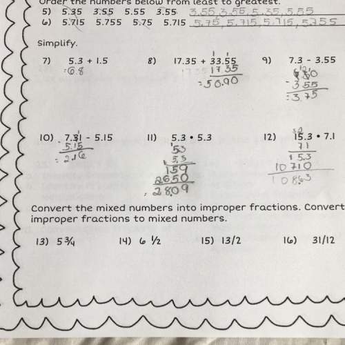 Convert the mixed numbers into improper fractions. convert the improper fraction to mixed numbers.