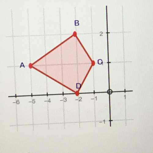 Kite abcd is rotated 180° clockwise about the origin and then reflected over the y axis followed by