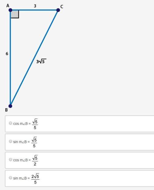 Given triangle abc, which equation could be used to find the measure of ∠b?