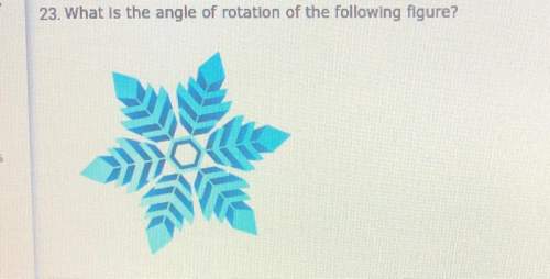 23. what is the angle of rotation of the following figure? 45 180 60 90