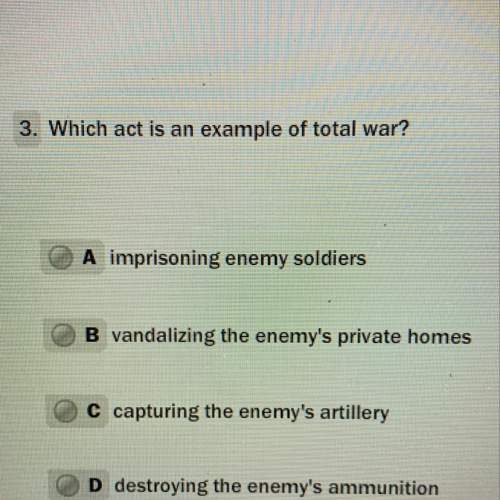 Which act is an example of total war?