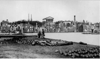 Asap 50 points and brainliest 1) look at this photograph of richmond, virginia after its capture. h