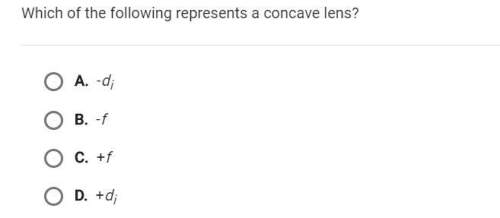 Which of the following represents a concave lens?
