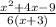 \frac{x^{2} + 4x - 9}{6 (x + 3)}