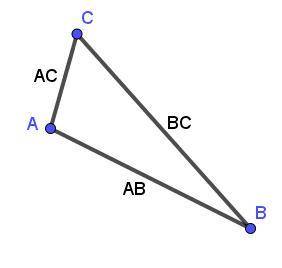 Can someone  me immediately on this question having to do with triangle abc?