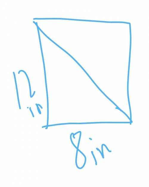 In the rectangular prism below, the length of MR is 8 inches, the length of RS is 9 inches, and the