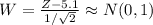 W = \frac{Z - 5.1}{1/\sqrt{2}} \approx N(0,1)