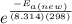 e^{\frac{-E_{a(new)}  }{(8.314)(298)} }