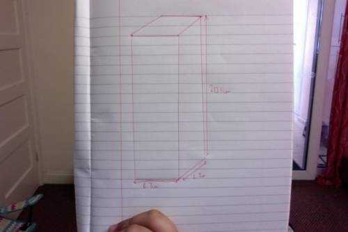 Design a cuboid container that can hold three tennis balls given that a tennis ball is approximately