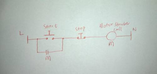 1. Design a circuit, utilizing set/reset coils where PB 1 starts Motor 1 and PB2 stops Motor 1. Pres