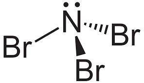 What is the molecule polarity of NBr3?