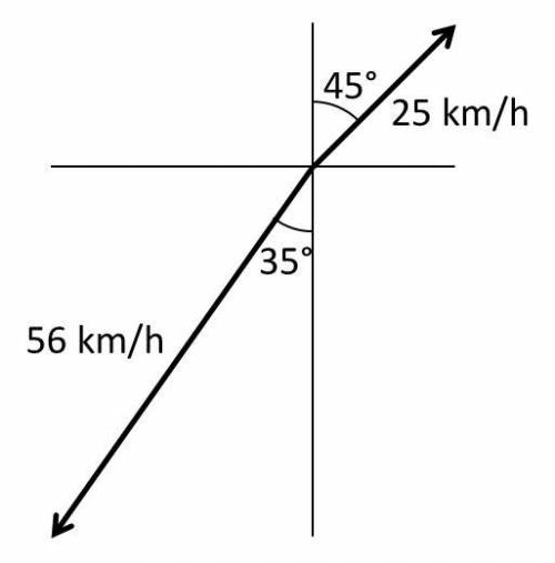 Anyone know how to do this one? The answers 81 km/h E60*N