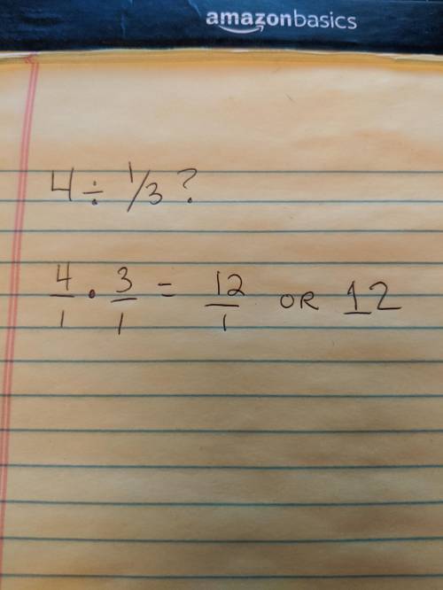 If this is this and that is that, what is 4÷1/3?