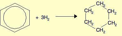 1. Air boiled out of water as steam is rich in ? 2. Benzene reacts with hydrogen in the presence of