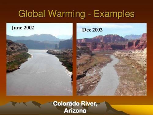 What are the examples of global warming?