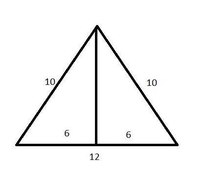 Find the lateral area for the pyramid with the equilateral base A: 144 sq. units B: 180 sq. units C: