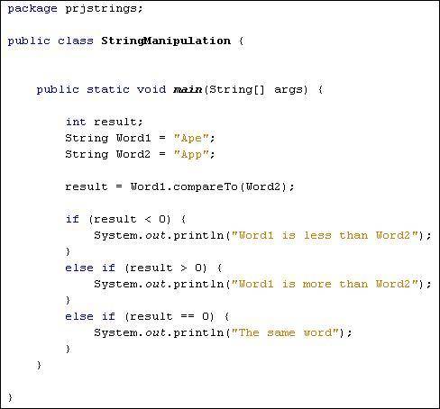 Before using a string in a comparison, you can use either the To Upper method or the To Lower method