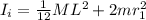 I_i = \frac{1}{12}ML^2 +2mr_1^2