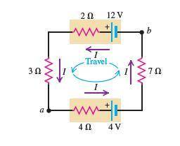 In this example, if the emf of the 4 V battery is increased to 15 V and the rest of the circuit rema