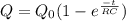 Q=Q_0(1-e^{\frac{-t}{RC}})
