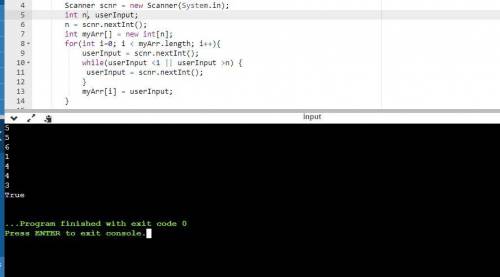 Write a program FindDuplicate.java that reads n integer arguments from the command line into an inte