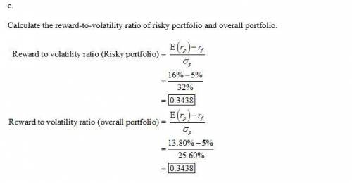 Assume that you manage a risky portfolio with an expected rate of return of 16% and a standard devia