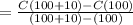 =\frac{C\left (100+10  \right )-C\left ( 100 \right )}{\left ( 100+10 \right )-\left ( 100 \right )}