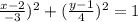 \frac{x-2}{-3})^2+(\frac{y-1}{4})^2=1