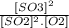 \frac{[SO3]^{2}}{[SO2]^2. [O2]}