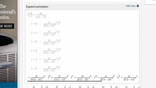 What is the binomial of (x+1)^5?