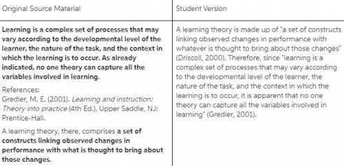 A learning theory is made up of a set of constructs linking observed changes in performance with wh