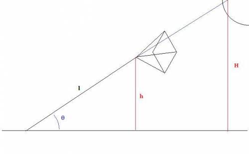 Identify a trigonometry function that represents the relationship between the kite string, it's heig