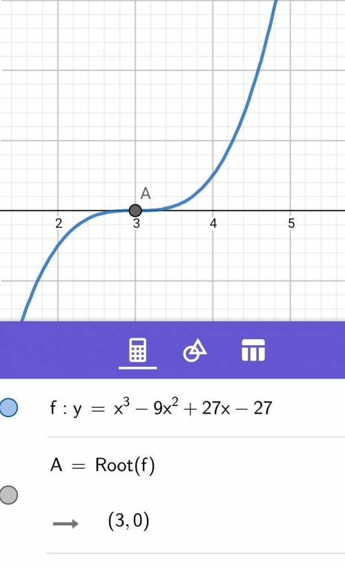Create a 3rd degree polynomial function with one zero at three. Sketch a graph