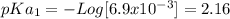 pKa_1=-Log[6.9x10^-^3]=2.16