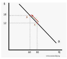 If Hamburger goes on sale, then the demand curve for hamburger buns will