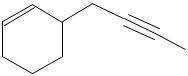 An optically active alkyne A (C10H14) can be catalytically hydrogenated to butylcyclohexane. Treatme