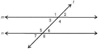Select the best attribute for the angle pair formed by two parallel lines intersectedby a transversa