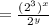 =\frac{(2^3)^x}{2^y}