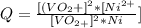 Q = \frac{[(VO_{2}+]^{2}* [Ni^{2+}   }{[VO_{2+}]^{2} * Ni }]