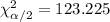 \chi^2_{\alpha/2}=123.225