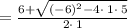 =\frac{6+\sqrt{\left(-6\right)^2-4\cdot \:1\cdot \:5}}{2\cdot \:1}