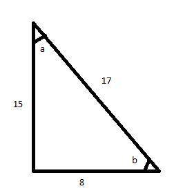 A triangle with side lengths 8, 15, and 17 is a right triangle by the converse of the Pythagorean Th