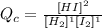 Q_c=\frac{[HI]^2}{[H_2]^1[I_2]^1}