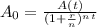 A_0 = \frac{A(t)}{(1+\frac{r}{n} )^n^t}
