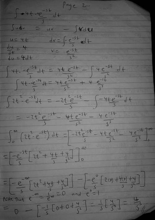 Let f(t) be a function on [0, infinity[infinity]). The Laplace transform of f is the function F defi